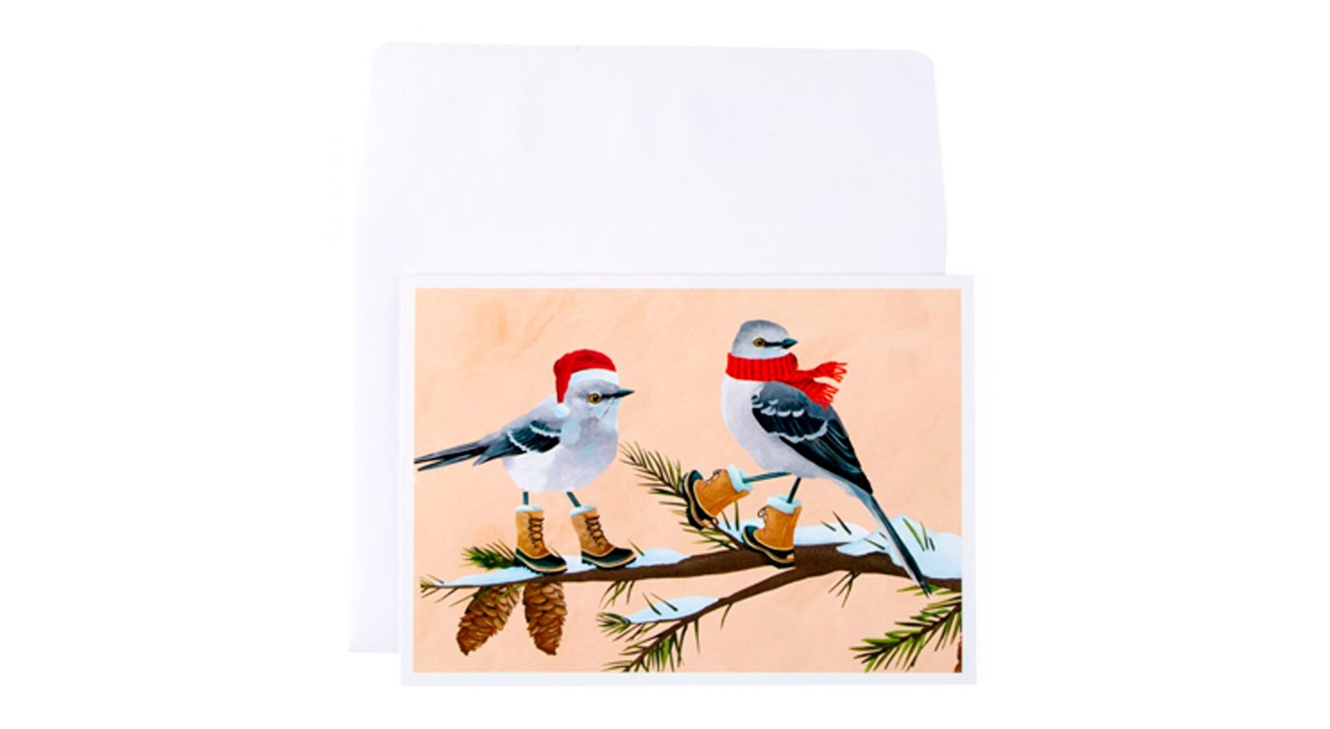 Christmas Mockingbirds cards