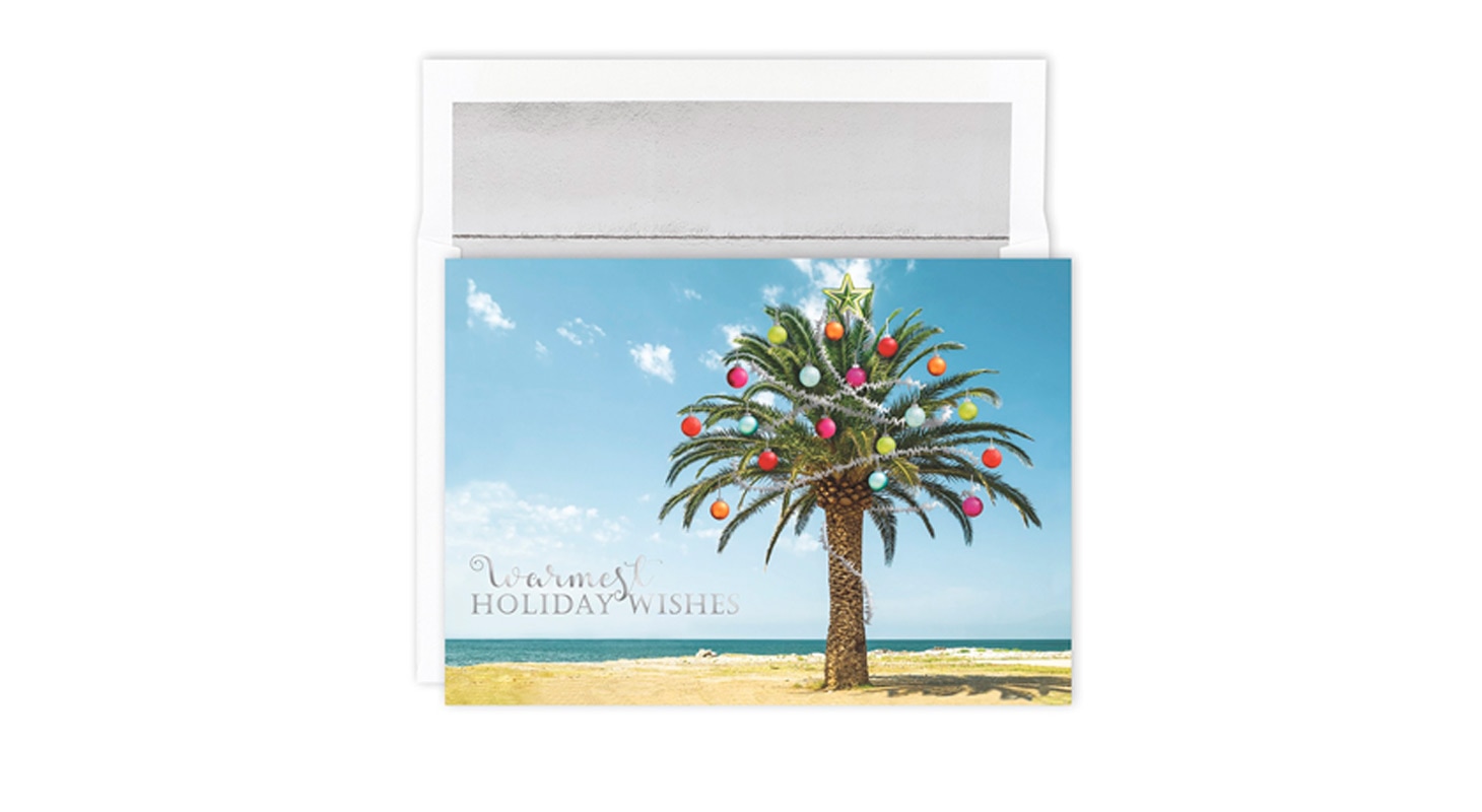Decorated Palm Tree cards