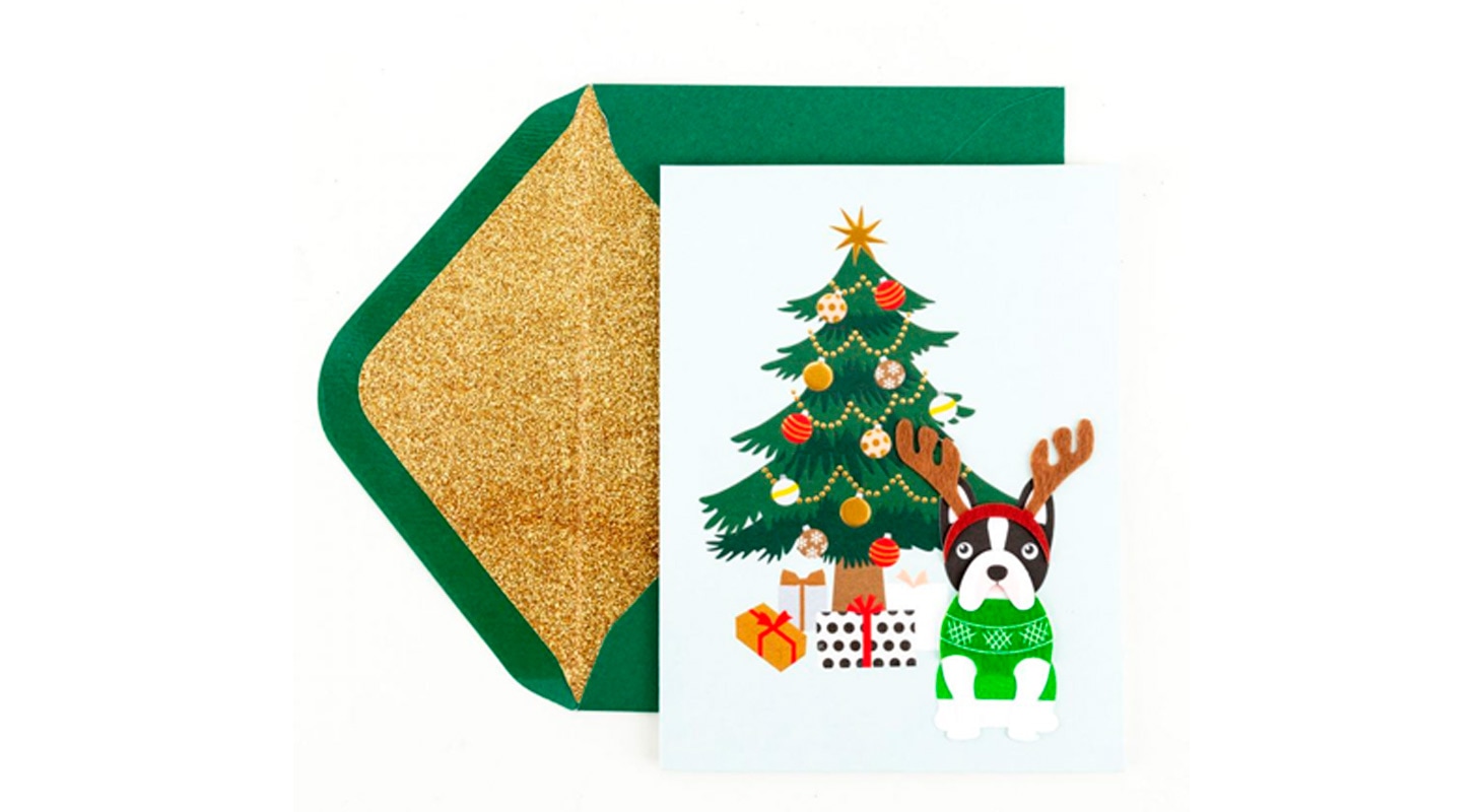 Festive Frenchie cards