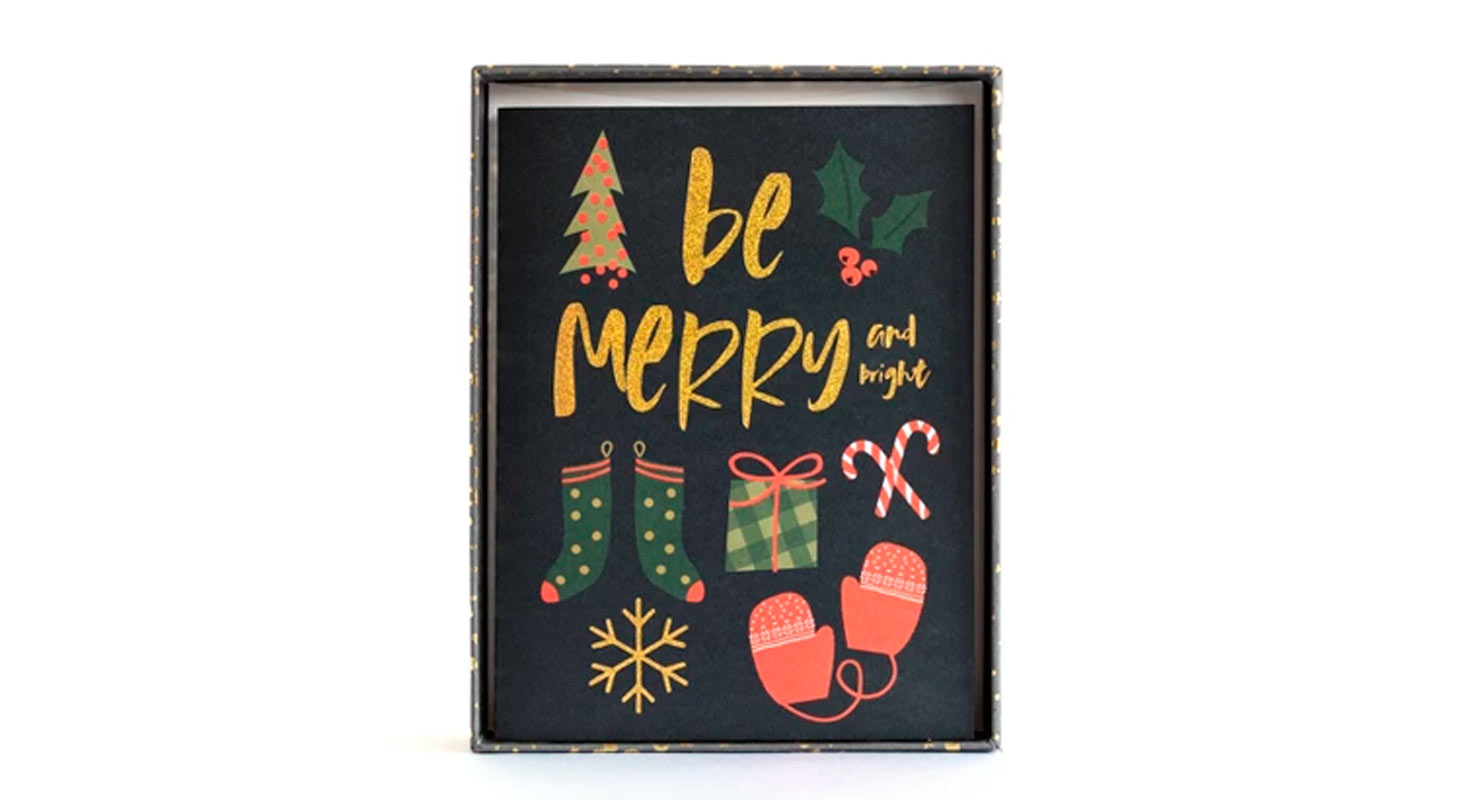 Merry and Bright Mittens/Socks cards