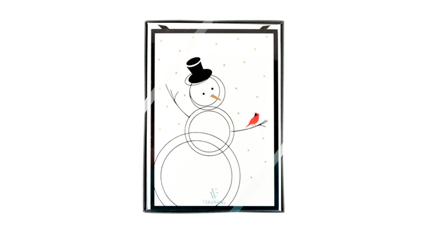 Vera Wang Happy Snowman cards