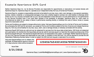 Redeem Drift Experience Gift Certificates