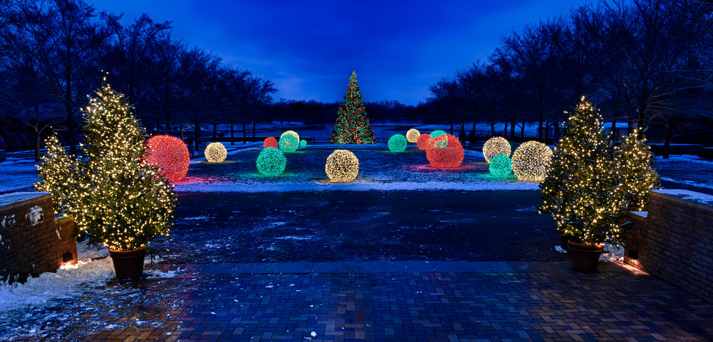 Chicago Botanic Garden Lightscape