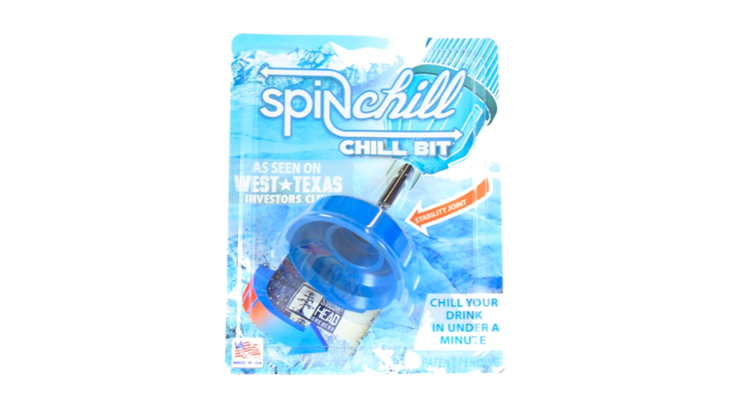 A SpinChill beer chiller