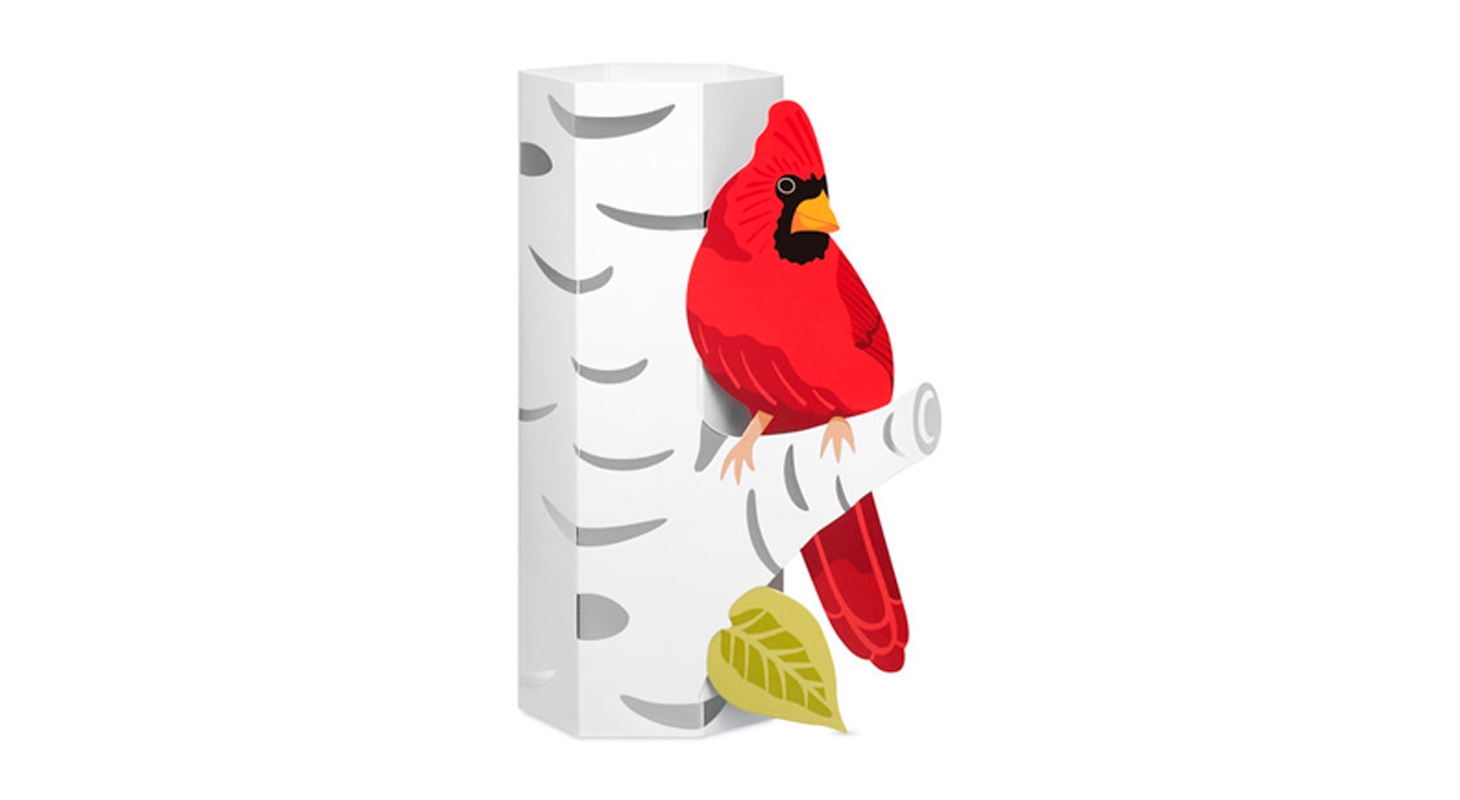 Cardinal on Birch cards