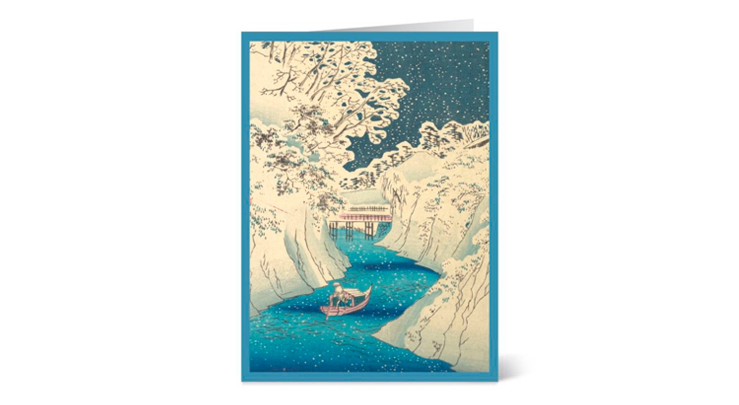 Hiroshige II: Winter Scene cards