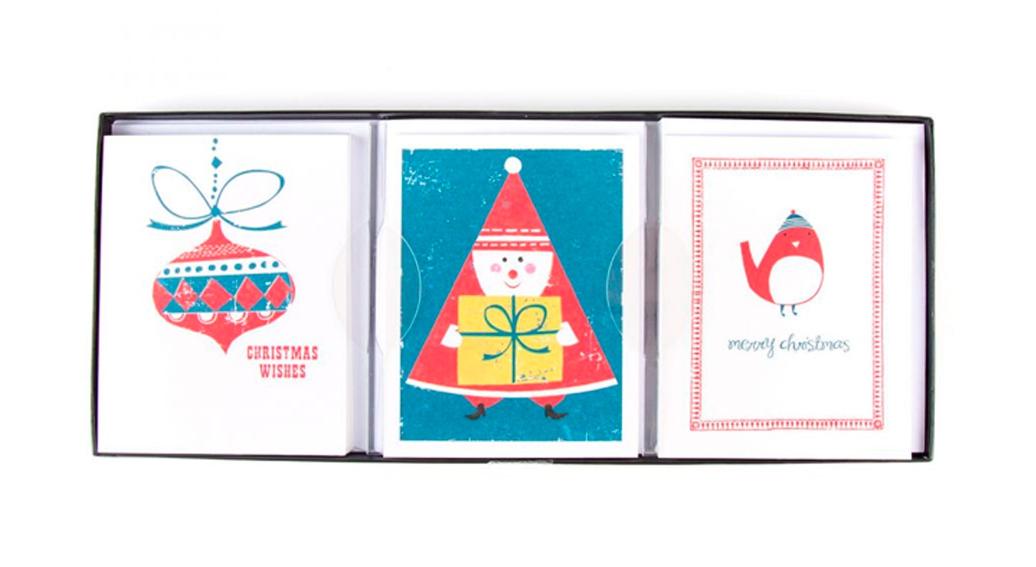 Modern Block Print Assorted cards