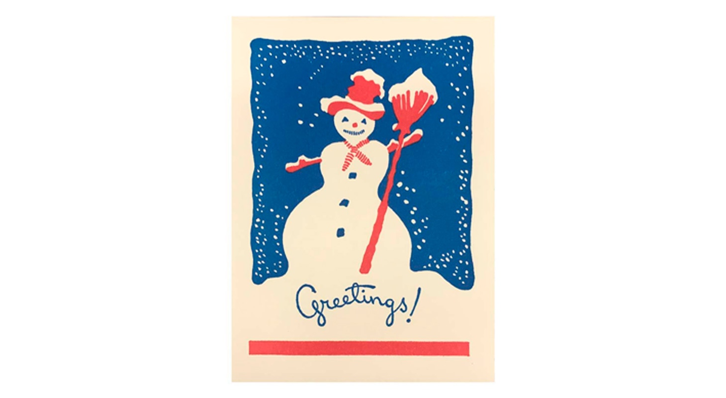 Mr. Snow retro cards