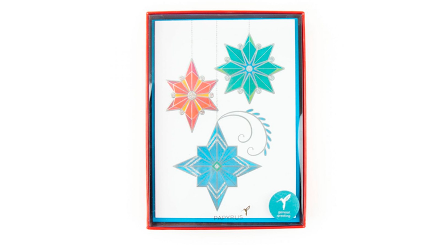 Snowflake Ornaments cards