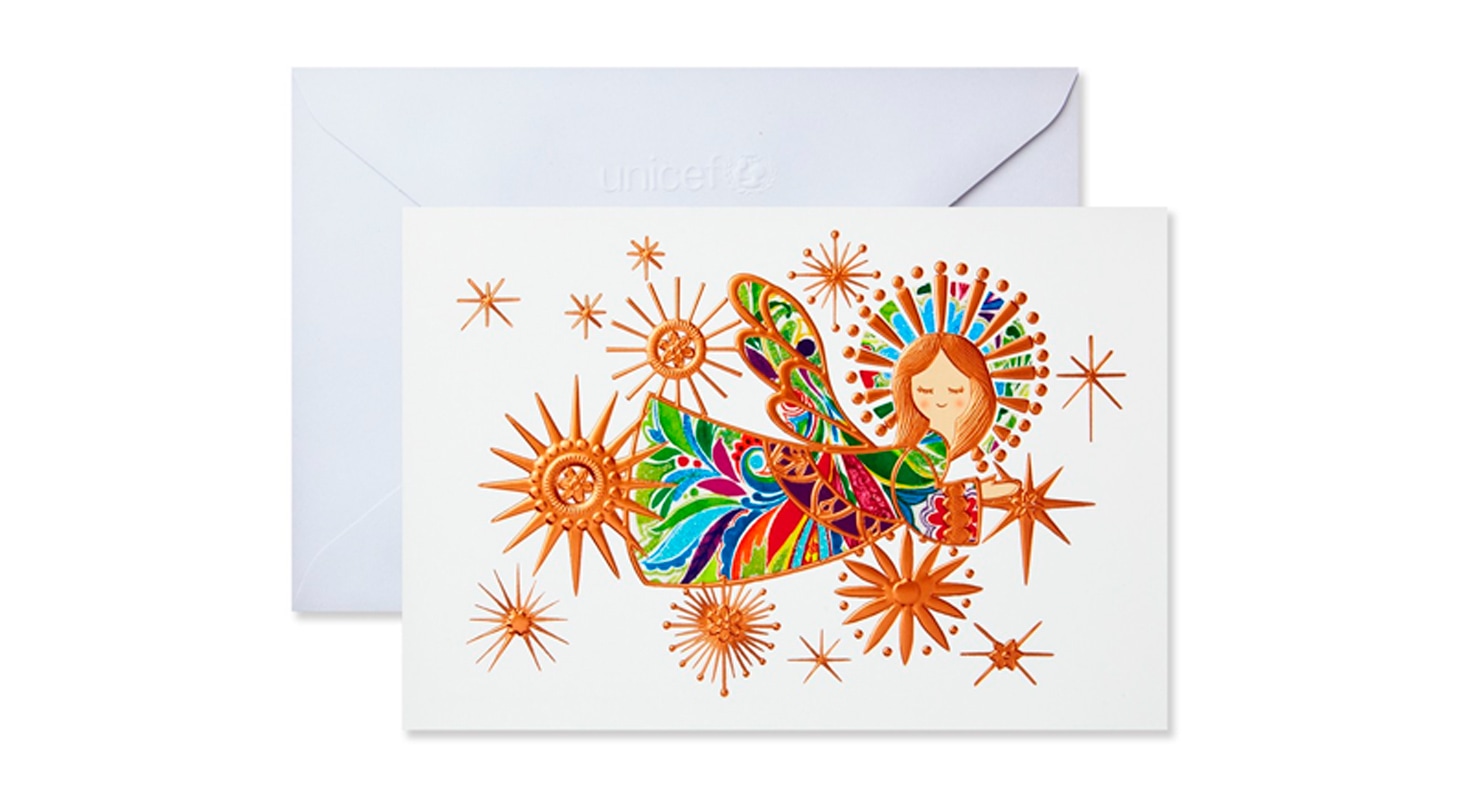 UNICEF Colorful Angel cards