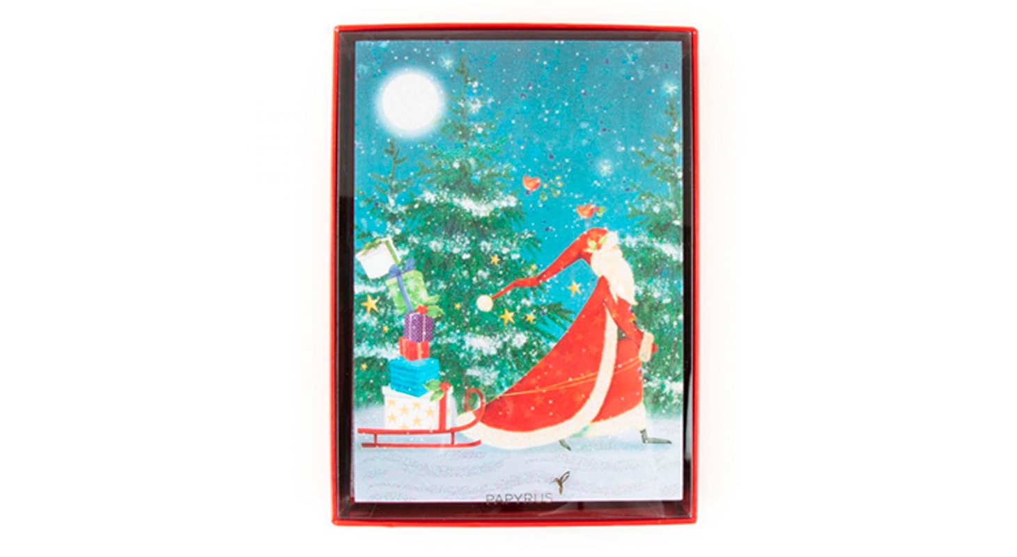 Whimsical Santa Claus cards