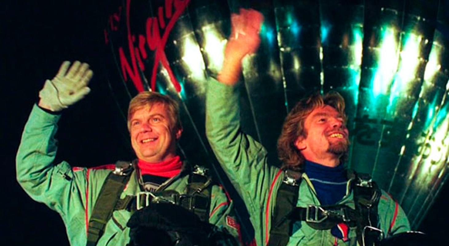 Richard Branson and Per Lindstrand