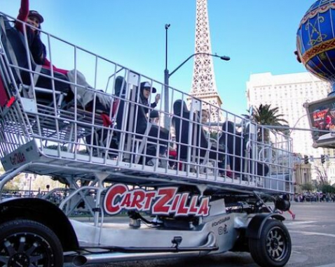 Las Vegas Giant Motorized Shopping Cart Ride