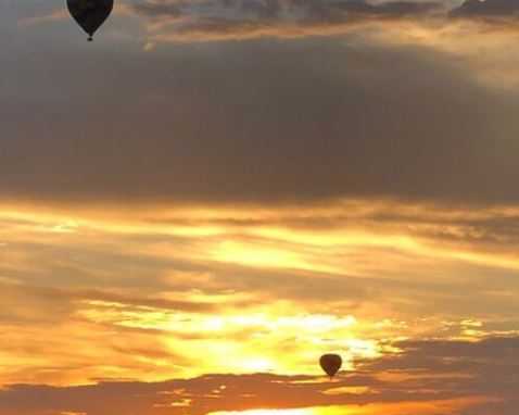 Sunset Balloon Flight
