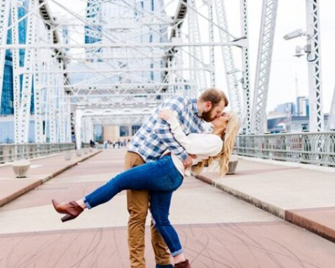 Nashville Riverfront Couples Photoshoot