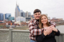 Nashville Riverfront Couples Photoshoot