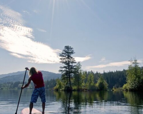Bend Paddle Board In Cascade Lakes