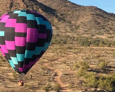 Sonoran Desert Sunrise Balloon Flight