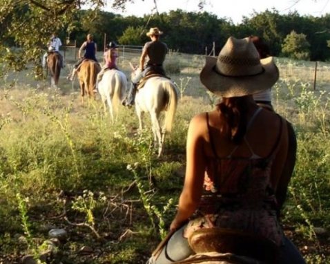 Hill Country Horseback Riding at a Dude Ranch