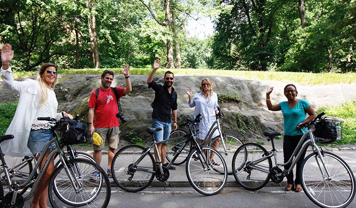 bike riding in central park