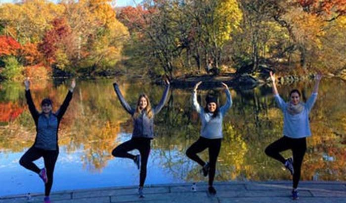 yoga tour central park