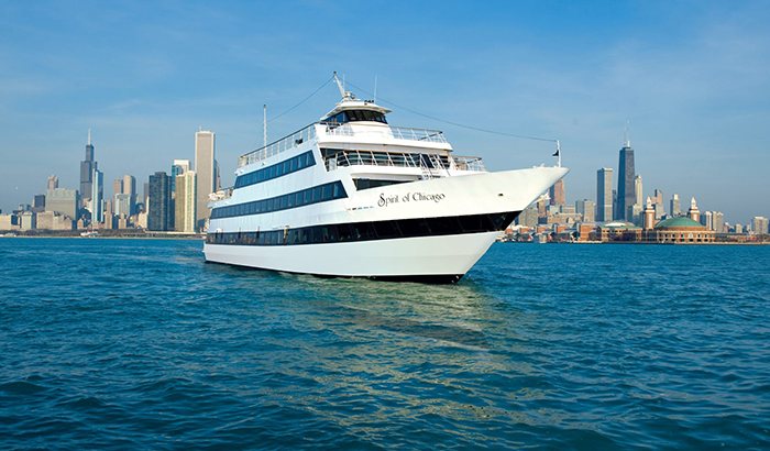 chicago river cruise lunch