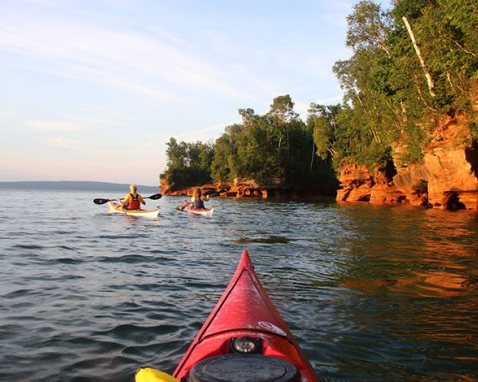 Kayaking on Lake Superior