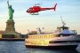 New York Helicopter Tour and Dinner Cruise