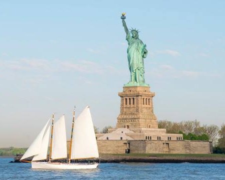 Schooner Sailing in New York