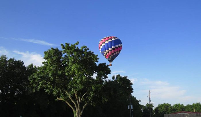 hot air balloon ride houston