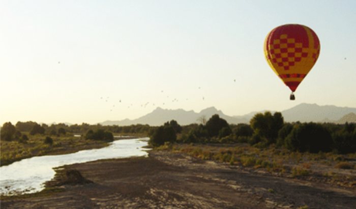 hot air balloon flight for two