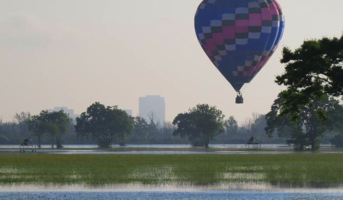 hot air balloon ride houston