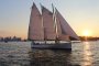 Sunset Schooner Sailing New York