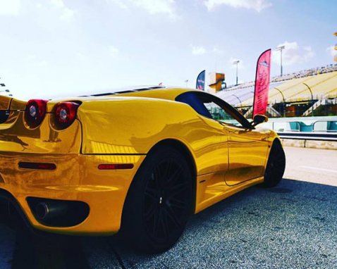 Ferrari Driving in Miami