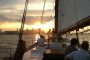 Boston Harbor Sunset Schooner Sailing